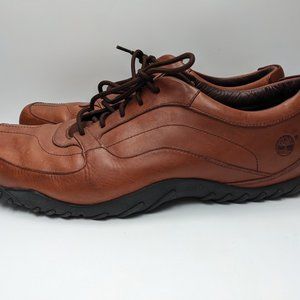 Timberland Martlar Brown Sz 12 Men Lace-Up Leather Oxfords